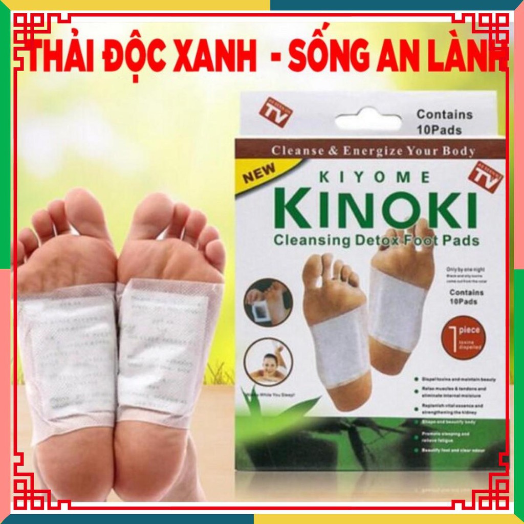 MIẾNG DÁN LÒNG BÀN CHÂN THẢI ĐỘC TỐ KINOKI [Giá đẳng cấp]