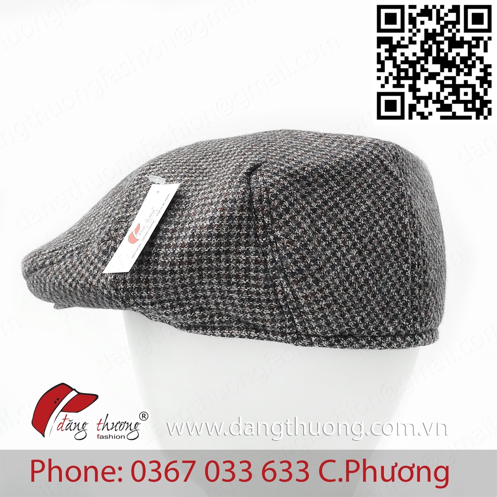 [SHIP HOẢ TỐC ] [CÓ SẴN]Mũ nồi nam DÀY DẶN caro bere beret nỉ dạ cho người trung niên, cao tuổi phong cách cổ điển