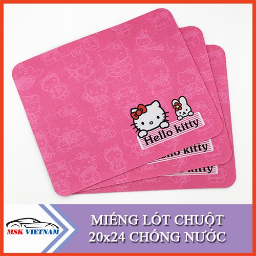 Bàn di chuột nhiều màu sắc kích thước 20 x 24cm, lót chuột dày 3mm, chống nước - MSK VIETNAM | BigBuy360 - bigbuy360.vn