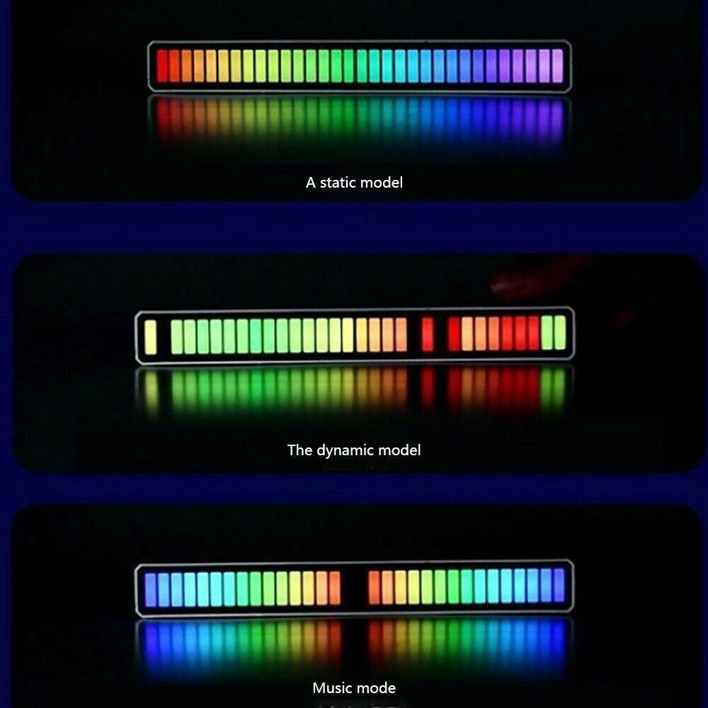 Đèn Nền Cảm Biến Âm Thanh RGB Trang Trí Xe Hơi