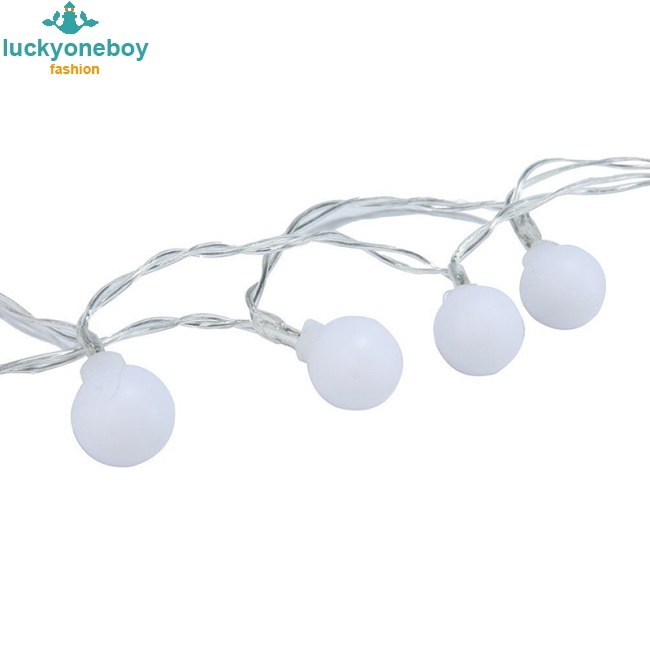 Dây đèn LED bóng tròn tiện lợi dùng để trang trí cho phòng ngủ/sân nhà | BigBuy360 - bigbuy360.vn