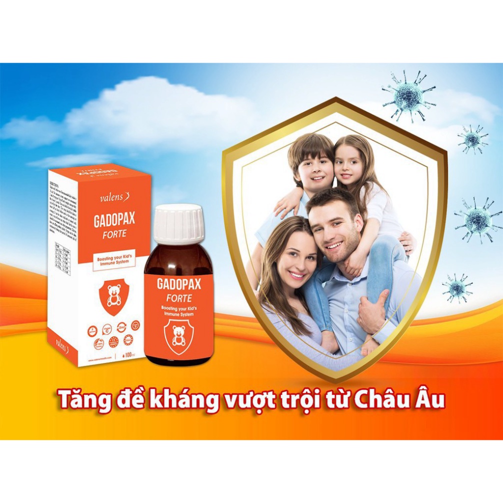 Gadopax Forte - Tăng đề kháng vượt trội trừ Châu Âu, Trẻ hết ốm vặt