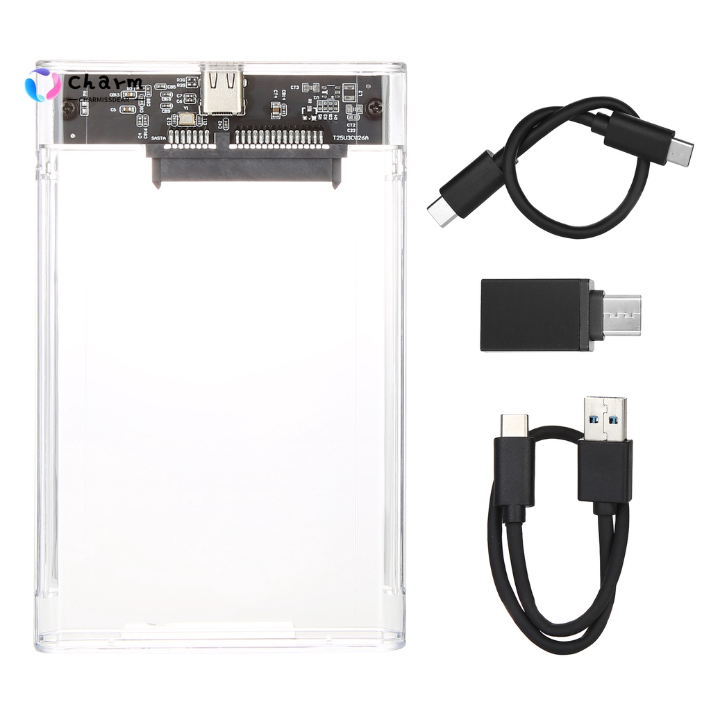 Hộp Đựng Ổ Cứng Ngoài 2.5 Inch Usb 3.1 Type-C Tốc Độ Cao Ốp | BigBuy360 - bigbuy360.vn
