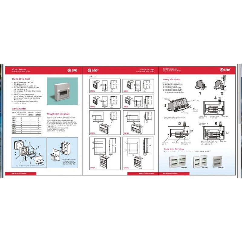 TỦ ĐIỆN KIM LOẠI ÂM TƯỜNG MẶT NHỰA CHỨA 2 MCB