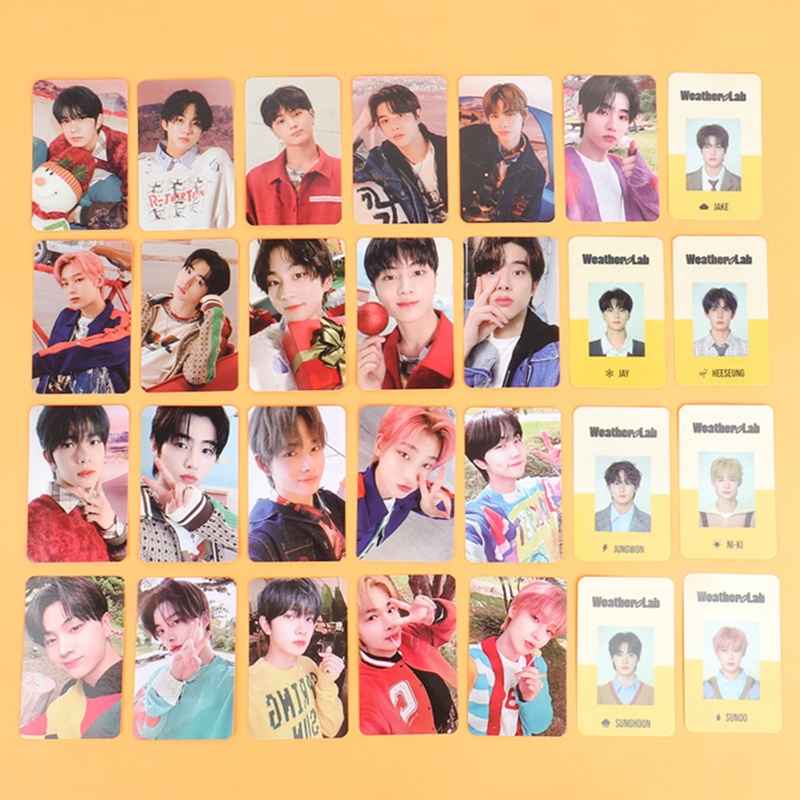 Set 7 Tấm Ảnh In Hình Nhóm Nhạc Kpop Enhypen 2022 Xinh Xắn