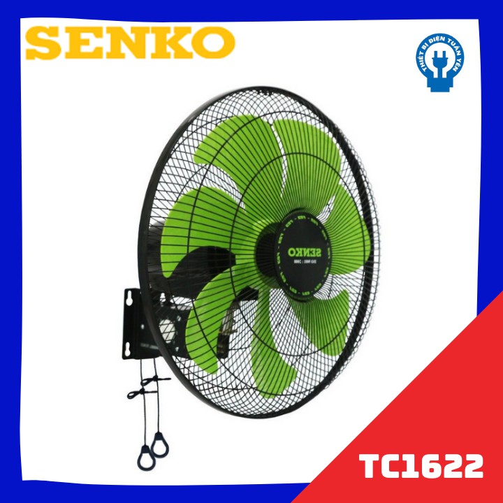 [Giao hỏa tốc 1H] Quạt Treo Tường Senko TC1622 Bảo Hành 24 Tháng Hàng Chính Hãng