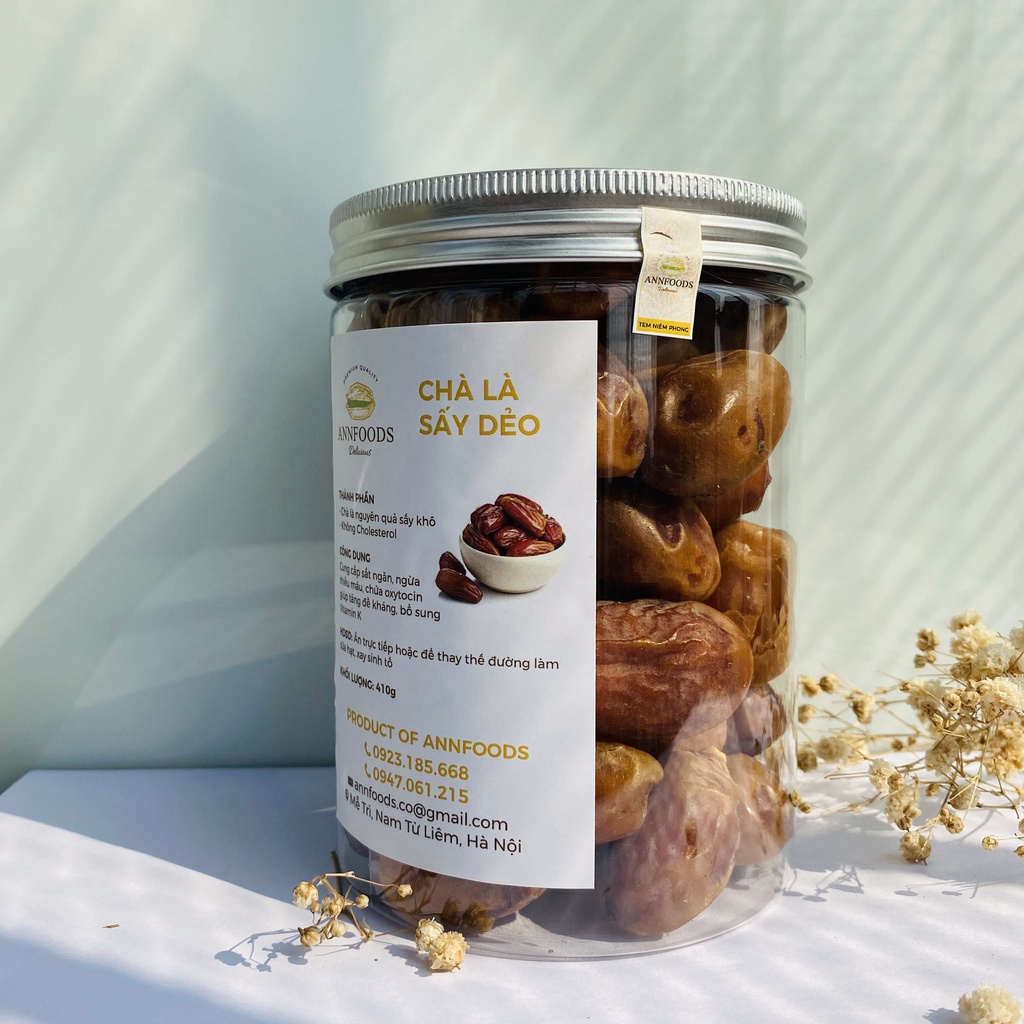 Chà Là Sấy Dẻo Chà Là Sấy Ngon Chuẩn Loại 1 Bổ Sung Vitamin K Cung Cấp Chất Sắt Tăng Sức Đề Kháng - Annfoods