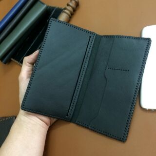 Ví dài Handmade,da bò nguyên miếng