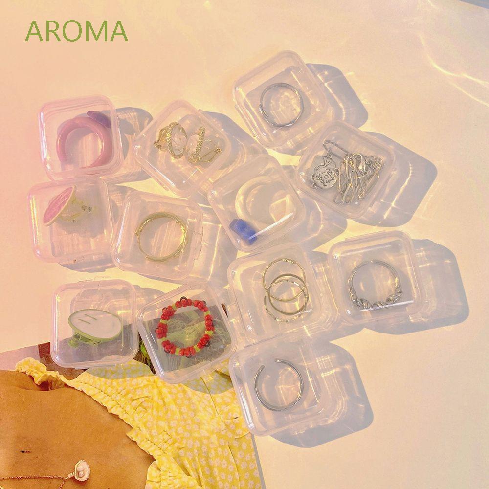 Set 5 hộp đựng trang sức trong suốt thiết kế nhỏ gọn tiện dụng