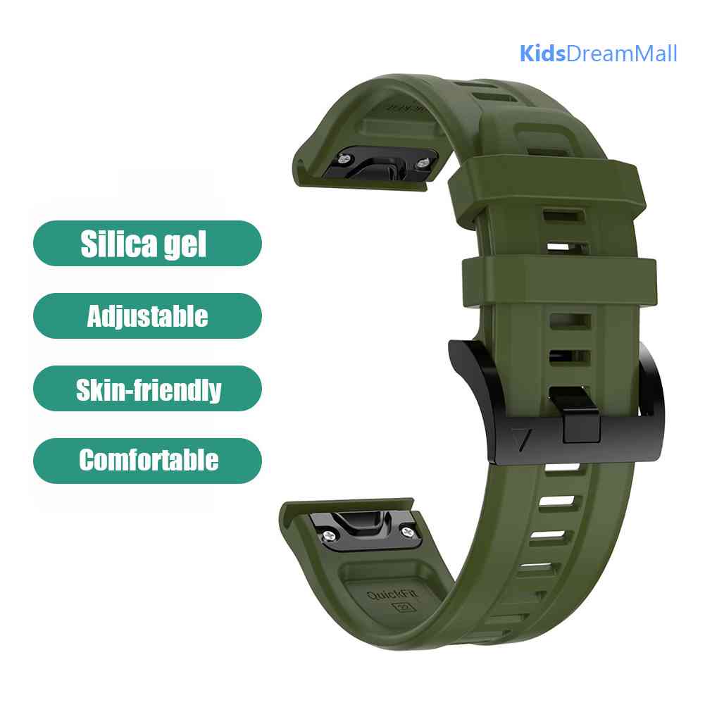 Dây Đeo Thay Thế Bằng Silicone Chuyên Dụng Cho Đồng Hồ Garmin Fenix 7/6 Pro/5 22mm