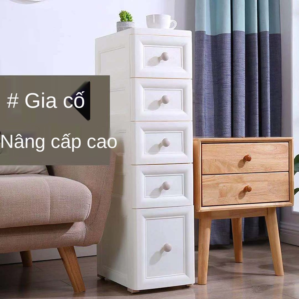 Phòng ngủ Tủ quần áo đơn giản lưu trữ nhà bếp Ngăn kéo đựng đồ ăn nhẹ trong tắm đầu giường