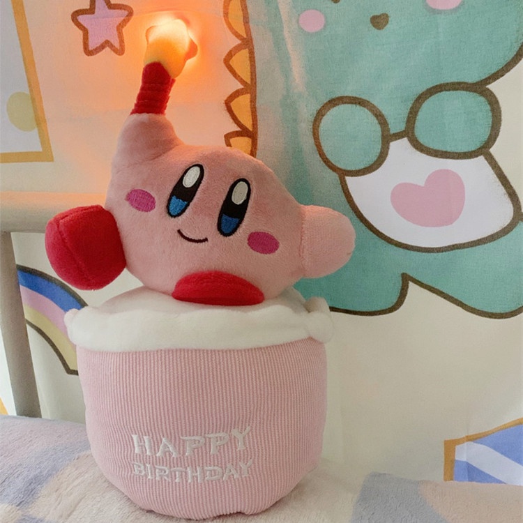 Nhấn để hát!GẤU BÔNG SANRIO SINH NHẬT PHÁT SÁNG VÀ NHẠC HAPPY BIRTHDAY QUÀ TẶNG Ca hát Hình dạng bánh sinh nhật Đồ chơi KUROMI, CINNAMOROLL, MELODY, PURIN Con chó nhồi bông Búp bê Quà tặng sinh nhật