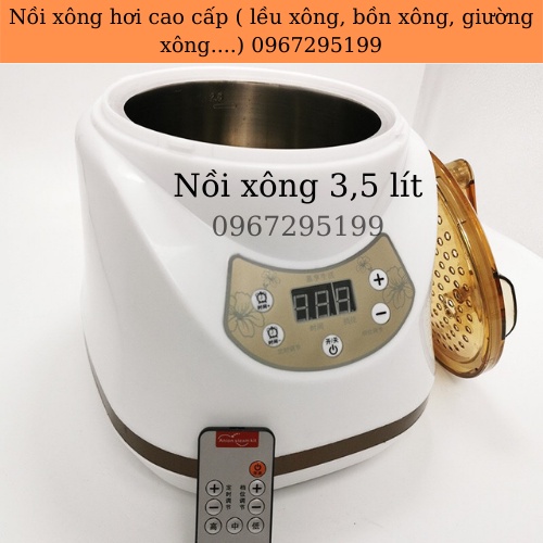 [ NỒI XÔNG ĐIỀU KHIỂN TỪ XA] Nồi xông hơi cao cấp có hệ thống chống nổ an toàn tuyệt đối.