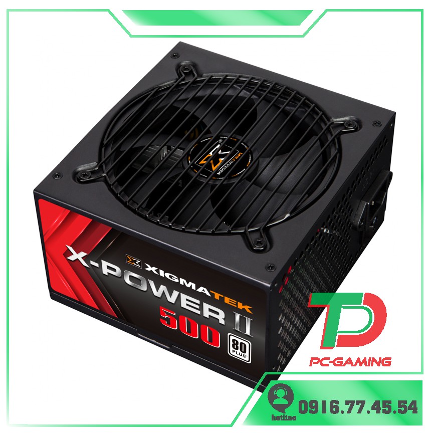 👉Chính Hãng - Nguồn máy tính Xigmatek X-POWER II 500 (EN41831) 80Plus - BH 36 Tháng NEW 100%