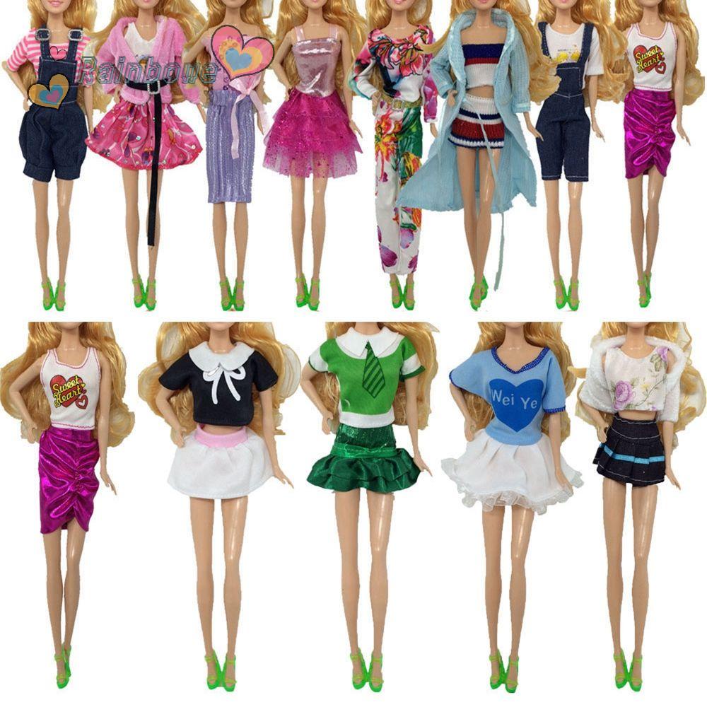 Đầm thời trang cho búp bê 30cm trang trí DIY