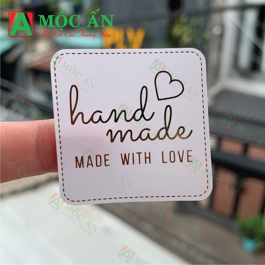 100 Tem Ép Kim " Handmade' siêu sang