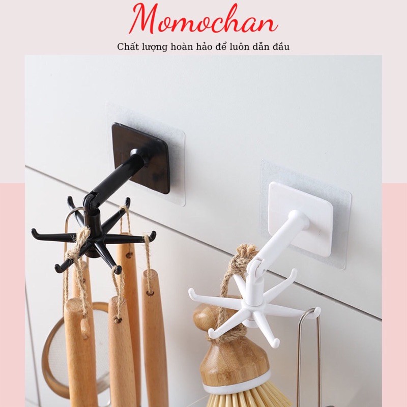 [HOt] Móc treo đồ đa năng/móc dán tường/móc treo muôi vá nhà bếp/móc treo dán tường/móc xoay 360 độ.alien