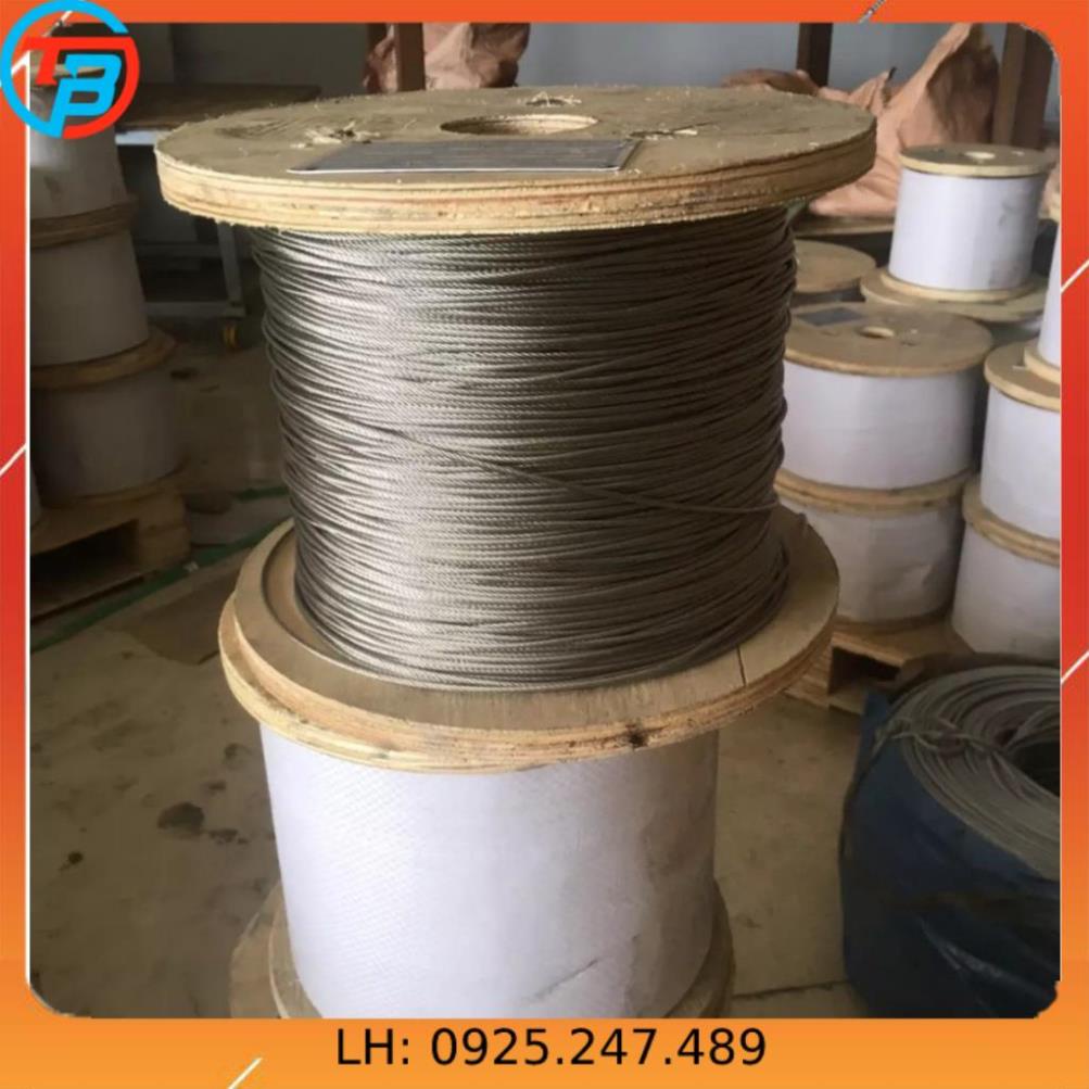 Cáp inox 304 1.5mm.giá 2800/met.Size 10 mét,20 mét,30 mét,40 mét.làm dàn  phơi thông minh,dây phơi quần áo,trang trí