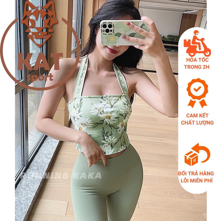 cổ yếm cột dây hoa cúc nền xanh