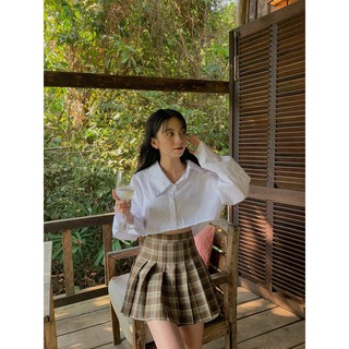 Áo sơ mi trắng dáng ngắn sa426 1994closet