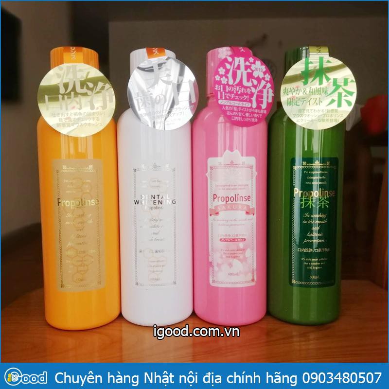 [Giá tốt]  Nước súc miệng Propolinse NHẬT BẢN 600ml