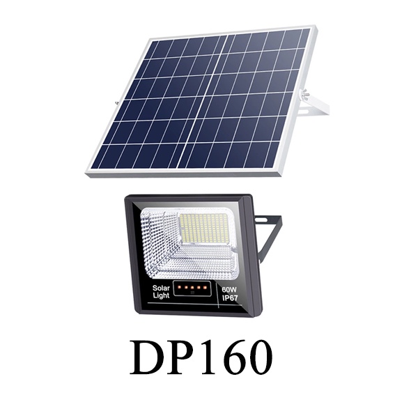 Đèn pha năng lượng mặt trời Kitawa công suất 60W, 100W, 200W, 300W