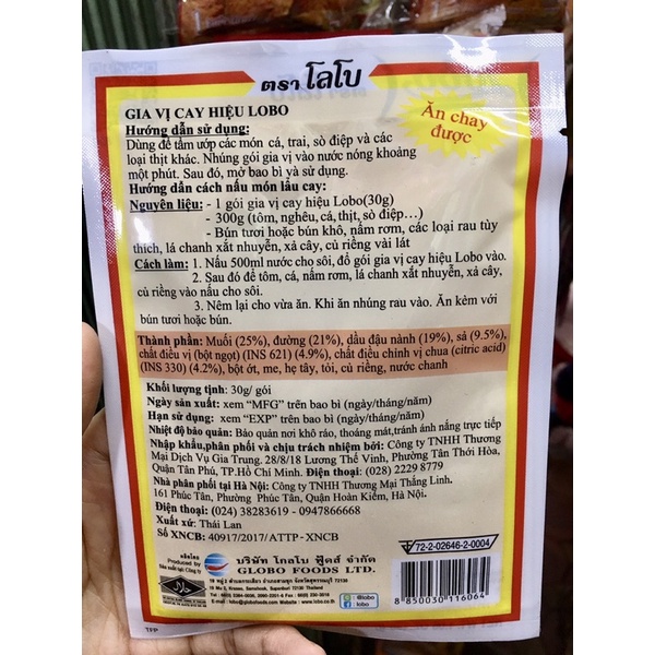Gia Vị Lẩu Thái TOMYUM Paste Chuẩn Vị Thái