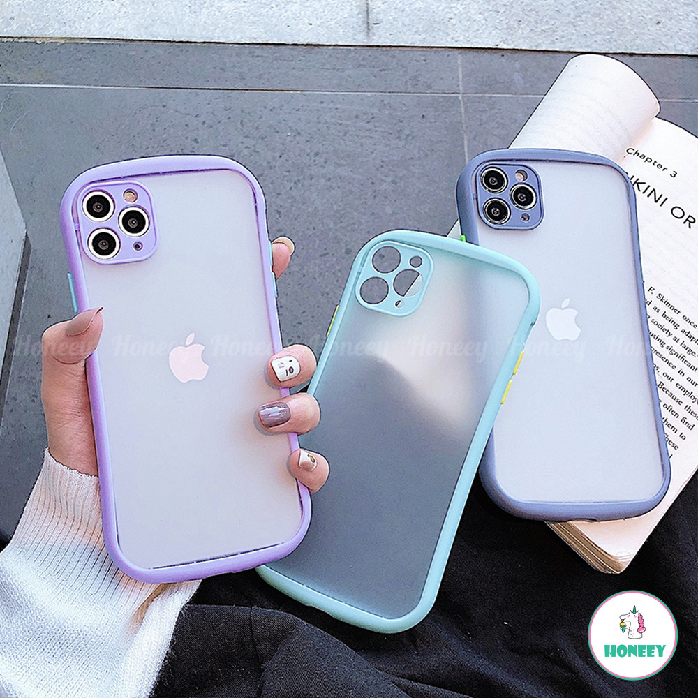 Candy Color Small Wrist Camera Lens Protector Matte Soft TPU Case for IPhone 11 Pro Max X Xs Max XR 8 7 Plus SE | BigBuy360 - bigbuy360.vn