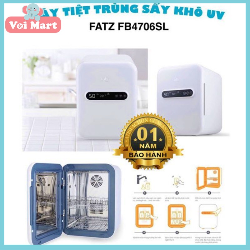 CHÍNH HÃNG MÁY TIỆT TRÙNG SẤY KHÔ UV - SUPER 2 - FB4706SL