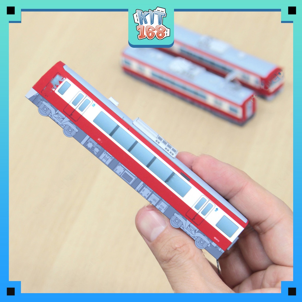 Mô hình giấy Tàu điện ngầm Keikyu 2100 series