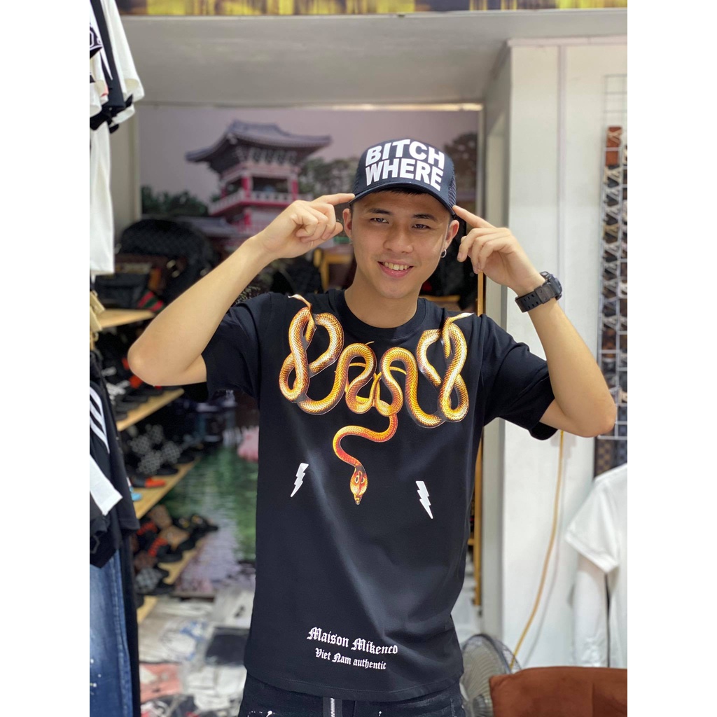 [ FREE SHIP ] [FREE SHIP] Áo Phông Mikenco Cobra Họa Tiết Rắn, Áo Phông Unisex phù hợp cả Nam và Nữ | BigBuy360 - bigbuy360.vn