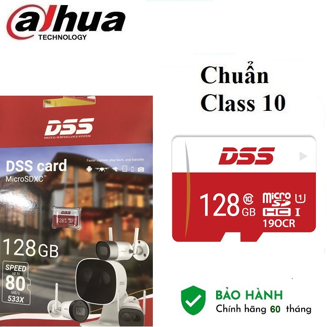 Thẻ Nhớ Dahua DSS 128Gb - Hàng Chính Hãng BH 3 Năm