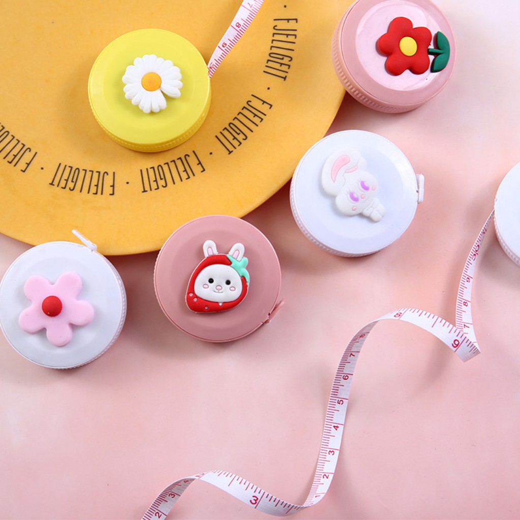 Thước dây đo kích thước/may đo quần áo cuộn tròn tự động thông minh MeiDu siêu cute  đồ dùng tiện ích