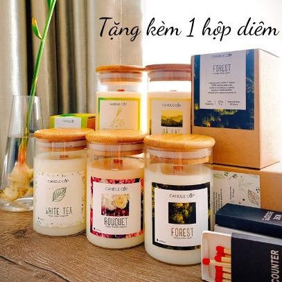 [GIAO HOẢ TỐC ] Nến Thơm Candle Cup ✅ 100% Từ thiên nhiên - không khói