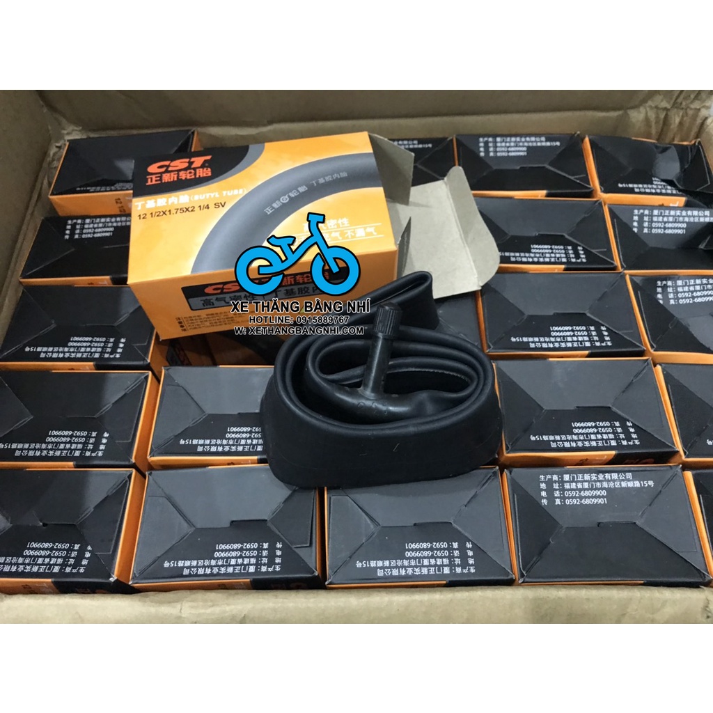 Săm xe đạp. xe thăng bằng CST 12 ich