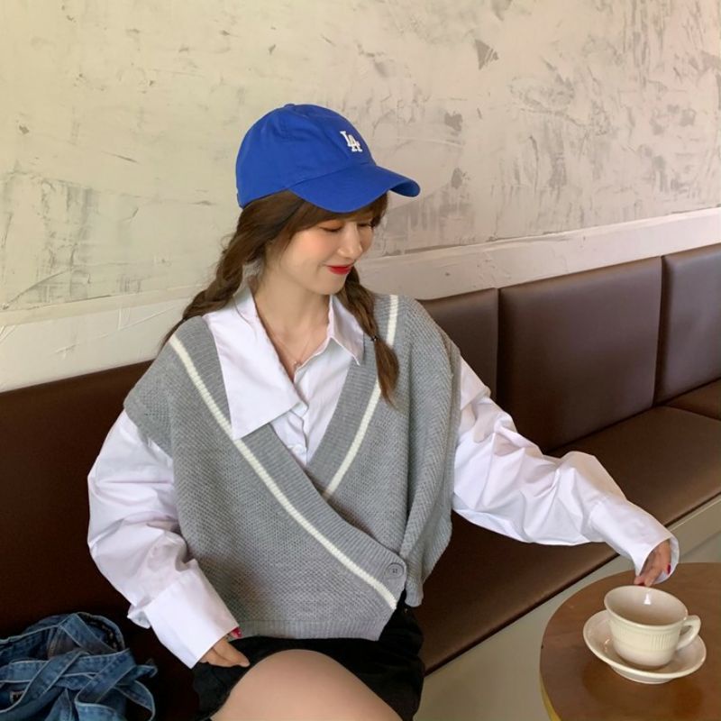 Set áo sơmi phối Gile 🖤