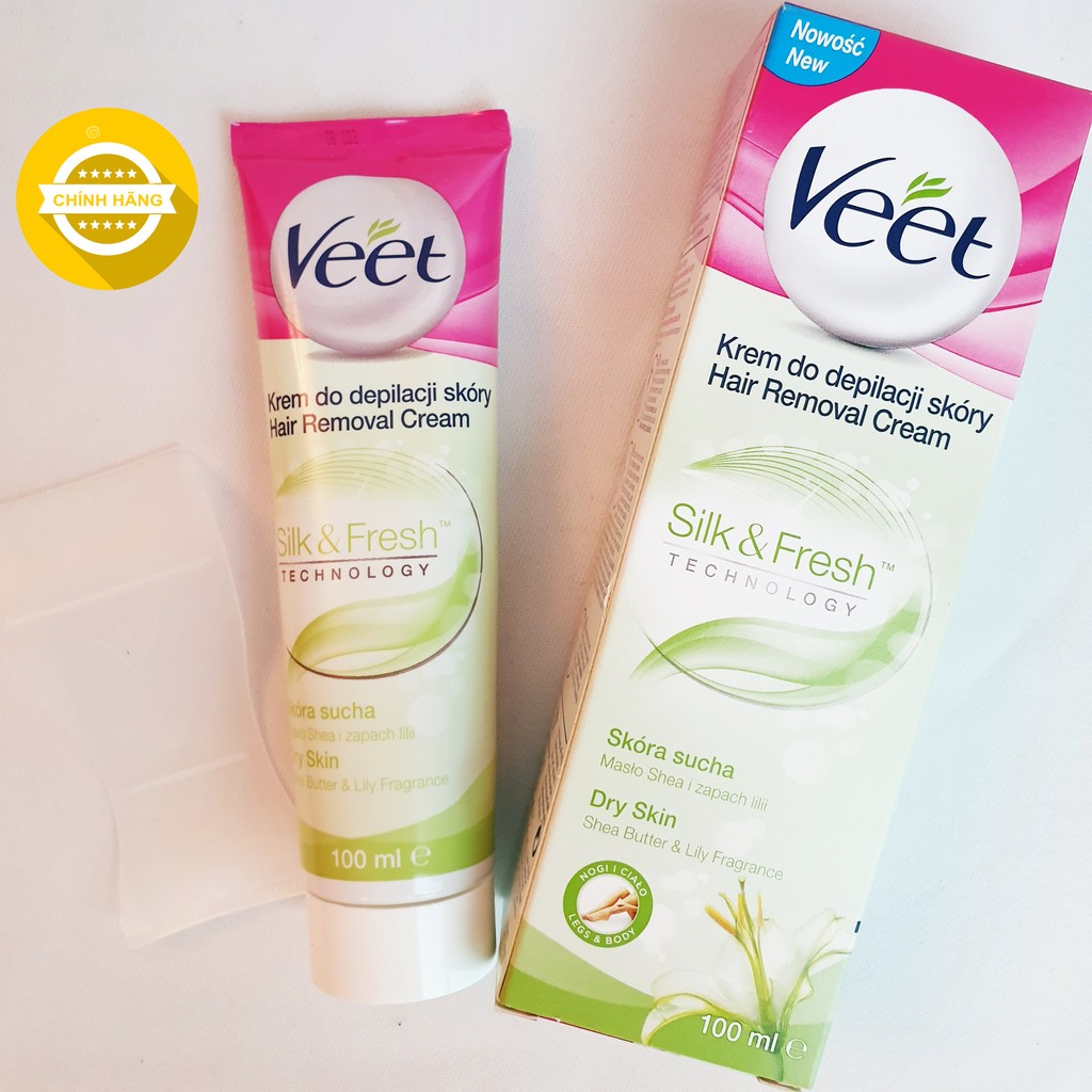 Kem Tẩy Lông Veet 100ml - Nhập khẩu Đức - Dùng tẩy được cả vùng nhạy cảm nhất, cực êm mát