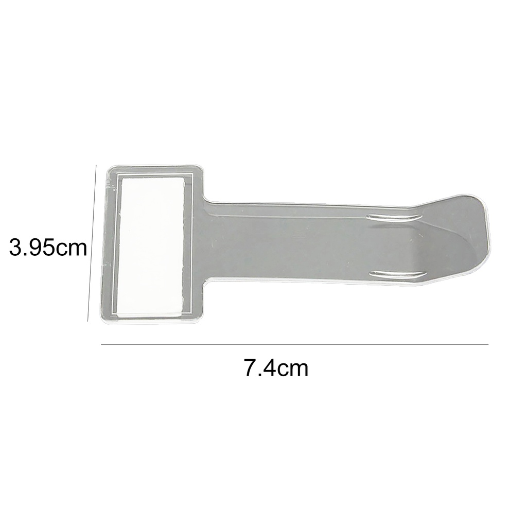 Kẹp Giữ Vé Máy Bay Bằng Nhựa Bền Trong Suốt Cho Văn Phòng