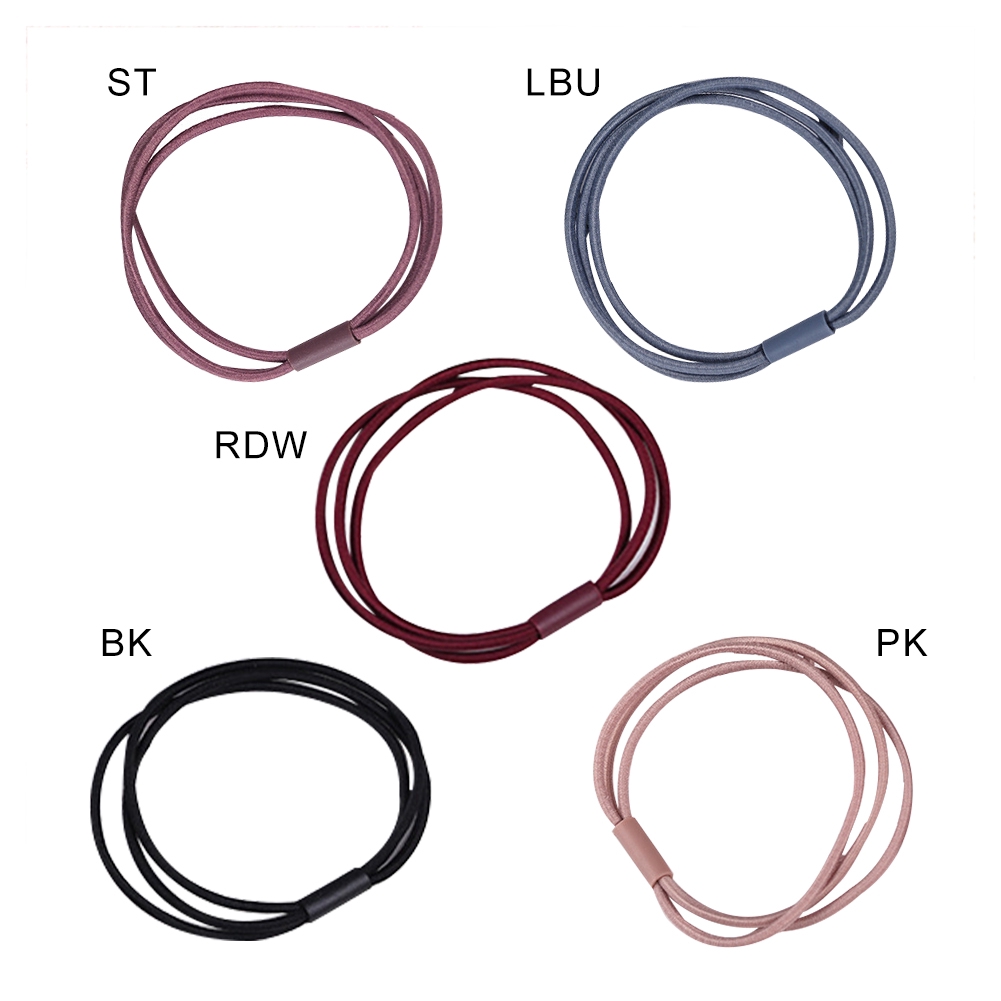 Dây Buộc Tóc Nhiều Lớp Phong Cách Hàn Quốc Cho Nữ