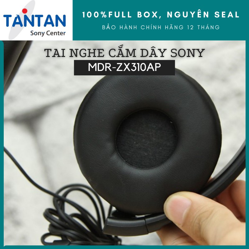 Tai nghe CHOÀNG ĐẦU Sony MDR-ZX310AP | FREESHIP | Neodymium tái tạo âm thanh mạnh mẽ - Thiết kế gập gọn nhẹ - Micro