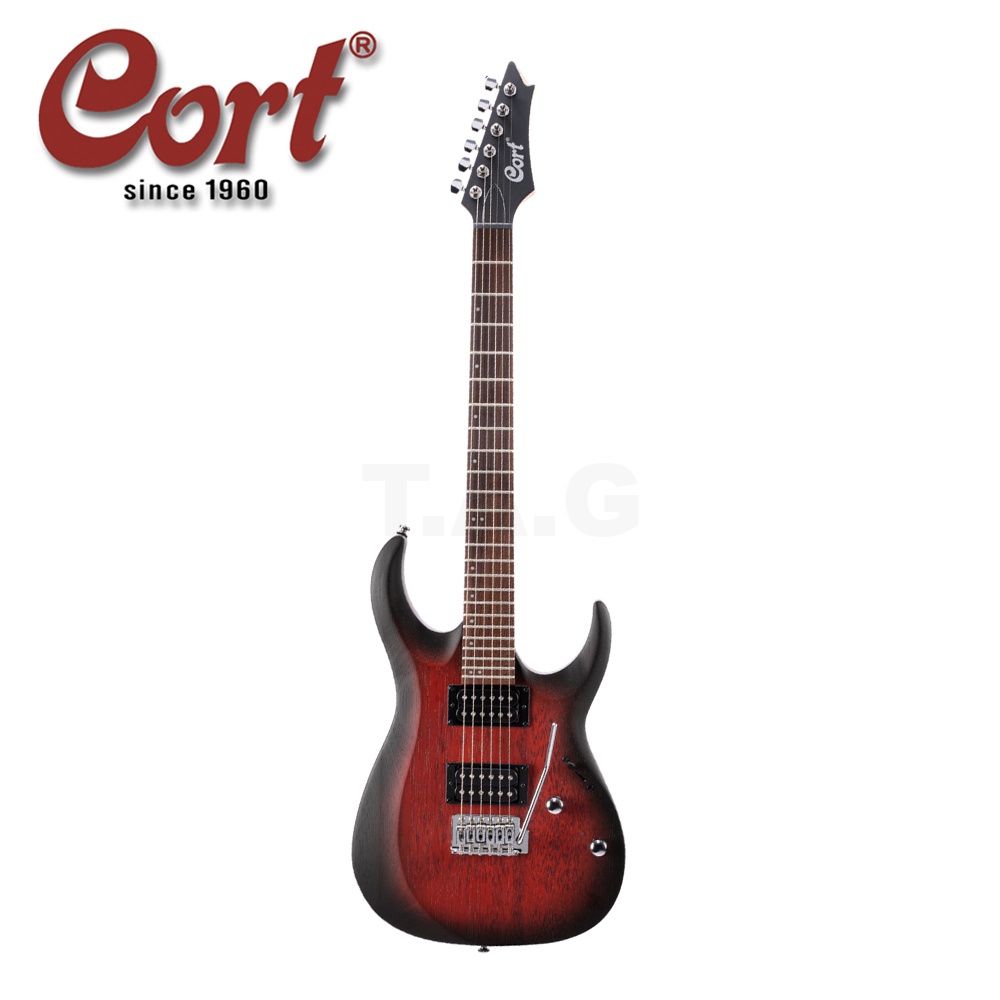 Đàn Guitar Điện Cort X100 OPBC/OPB 2 màu chính hãng thương hiệu Hàn Quốc Made in Indonesia