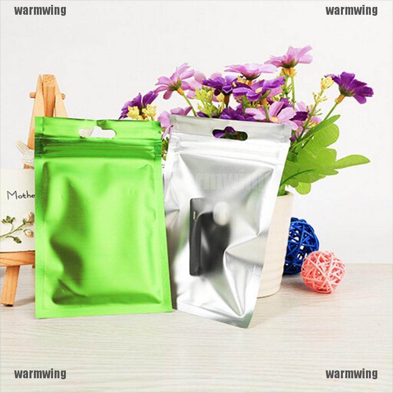 [WMW] 10 Túi Giấy Nhôm Tự Làm Dẹp Hình Hoa Tulip Màu Sắc Phẳng
