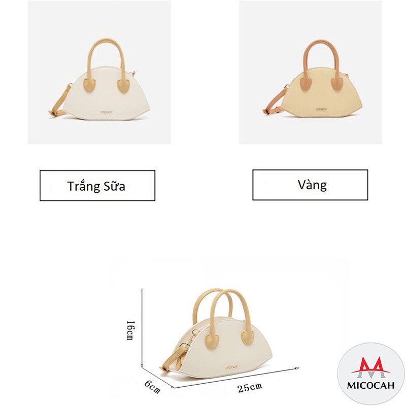 Túi Xách Nữ Đeo Chéo MICOCAH Kiểu Dáng Công Sở Thời Trang Hình Bán Nguyệt Siêu Xinh MC32 - Micocah Mall | BigBuy360 - bigbuy360.vn