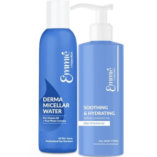 [CHÍNH HÃNG EMMIÉ BY HAPPY] BỘ SẢN PHẨM LÀM SẠCH DA EMMIÉ BY HAPPY SKIN 2 MÓN: GEL RỬA MẶT EMMIE 180ML + NƯỚC TẨY TRANG