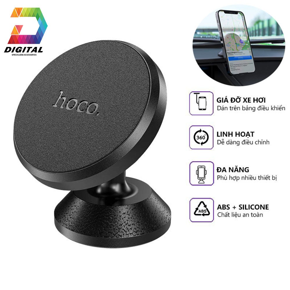 Giá Đỡ Điện Thoại Hít Trên Xe Hơi Hoco CA79 Chính Hãng | BigBuy360 - bigbuy360.vn