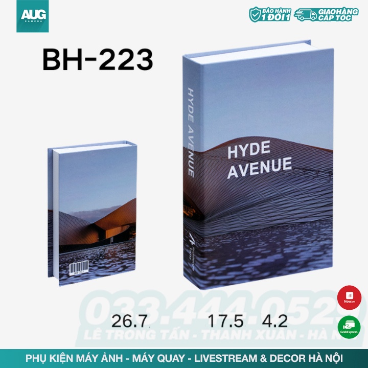 Sách giả mô hình cao cấp trang trí sách hiện đại trang trí nội thất, studio - AUG Camera &amp; Decor
