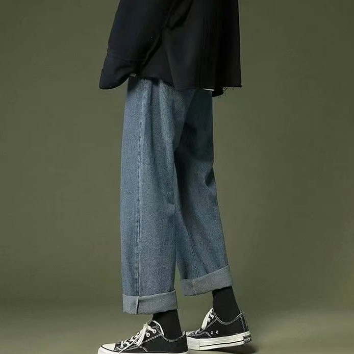 Quần Jeans Baggy Dáng Rộng Thời Trang Cho Nam