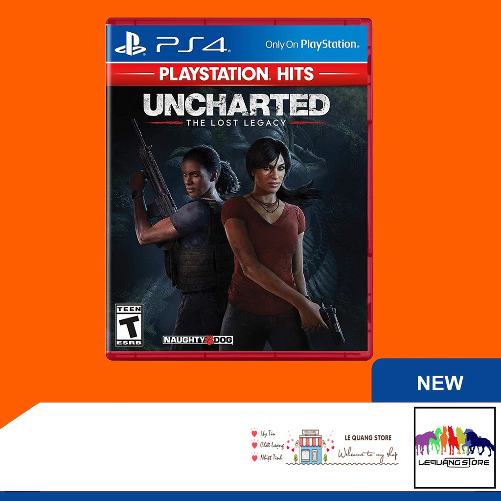 Đĩa game PS4: Uncharted: The Lost Legacy