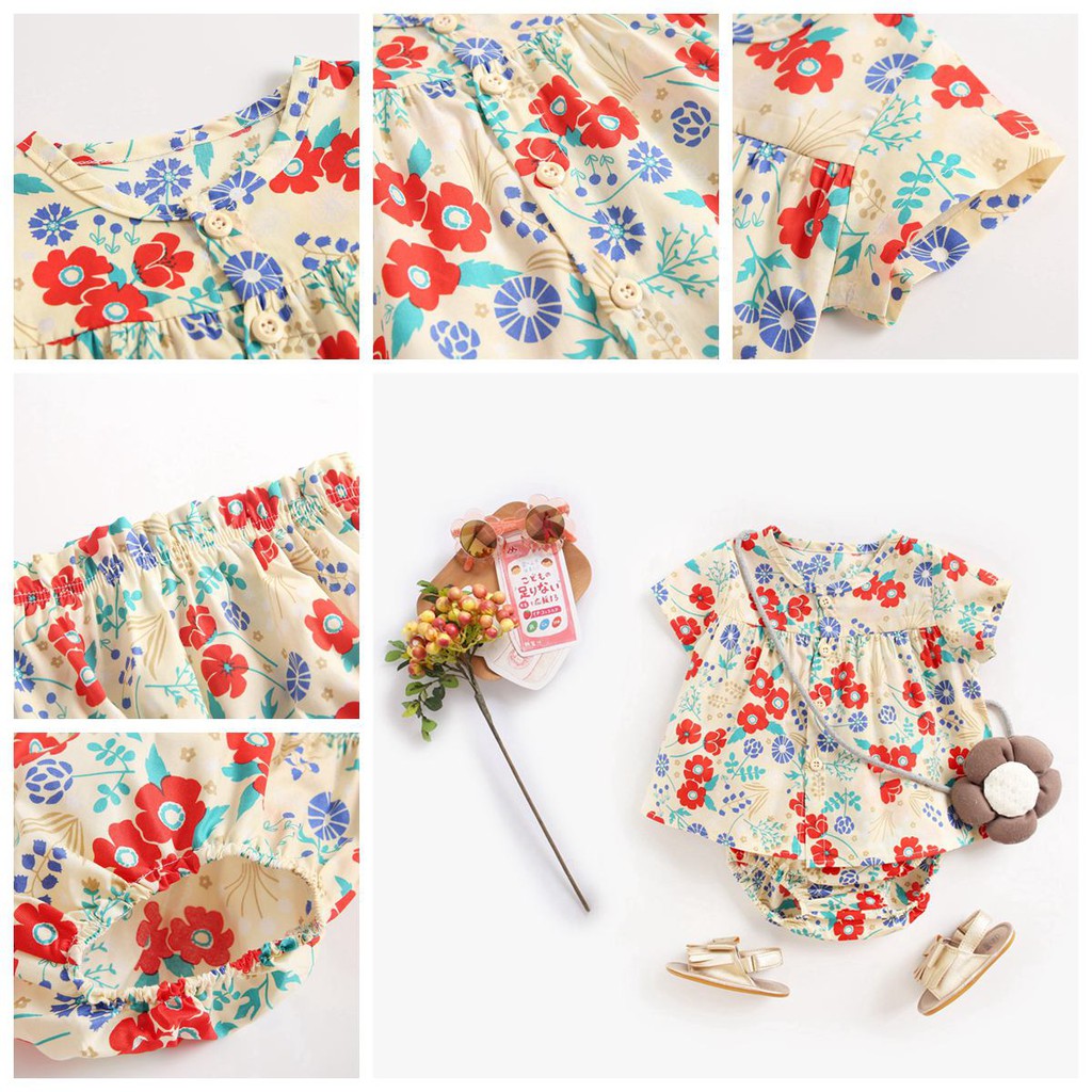 Bộ Đồ Trẻ Em Sanlutoz Bằng Cotton Thiết Kế Xinh Xắn Dành Cho Bé Sơ Sinh