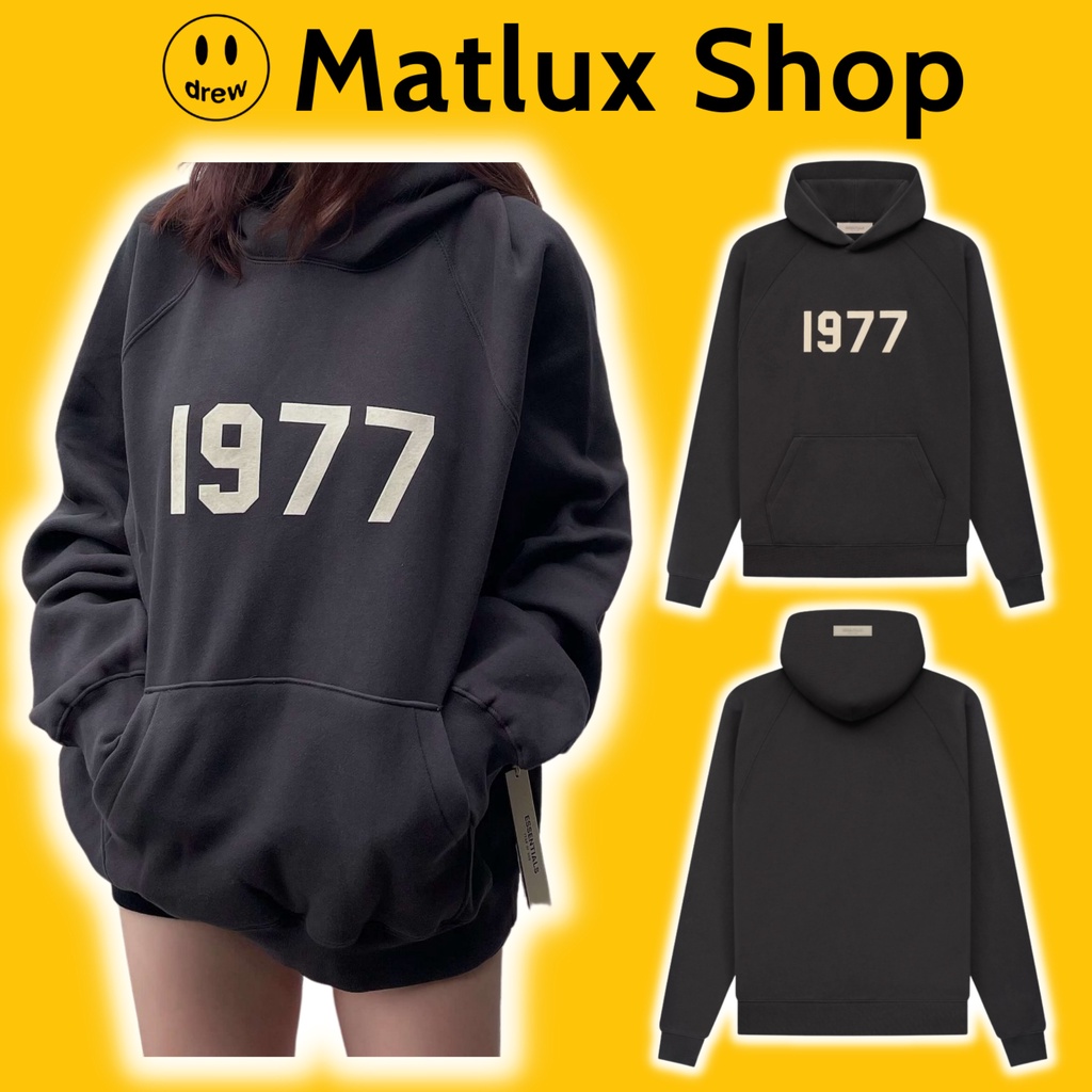 Áo hoodie FEAR OF GOD ESSENTIALS SS22 1977 chất liệu nỉ bông cao cấp, Áo khoác nỉ 1977 FOG ESSENTIALS form rộng oversize